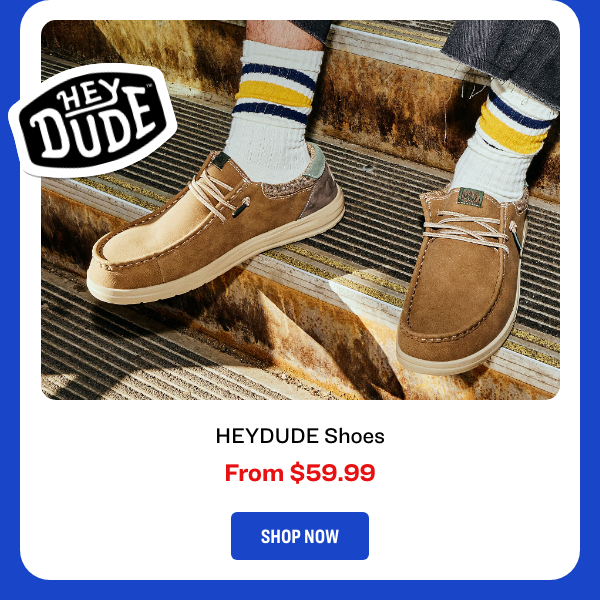 Academy Sports HEYDUDE email module