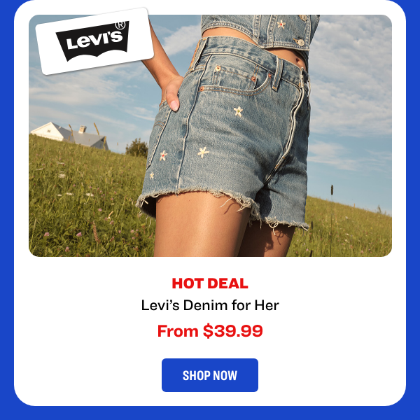 Academy Sports Levi's email module