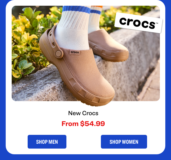 Academy Sports Crocs email module