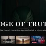 EDGE OF TRUTH YouTube channel - creative direction and AI video production by Edwin Isagholi